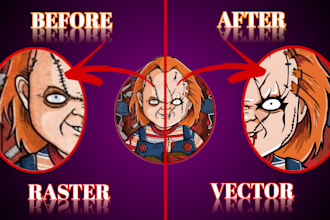 do vector tracing or convert to vector quickly