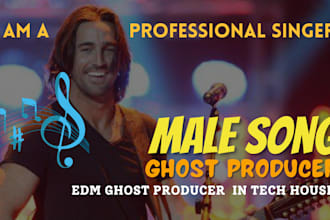 be your UK male edm ghost producer tech house trap beat