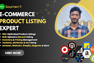 be your ecommerce product listing expert