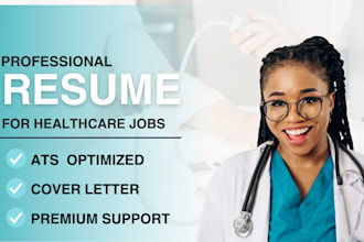 write medical resume healthcare resume nursing resume cover letter CV
