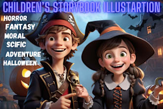 illustrate children story book illustration children storybook book cover design