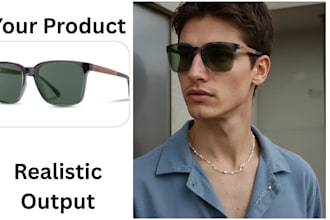 add your clothing or product to any person or scenario with ai
