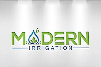 create wonderful and excellent irrigation logo design
