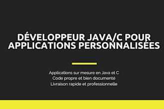 création de programmes en c et java