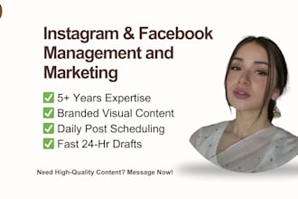 handle your social media management and marketing