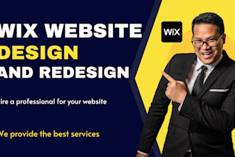 build wix website design or redesign wix website wix SEO