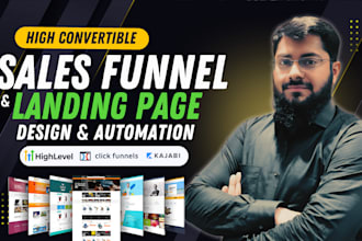 be your gohighlevel, clickfunnels, kajabi, leadpages, landing pages expert
