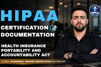 provide iso hipaa certification and documentation