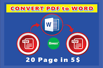 convert PDF to word, excel, or google docs services