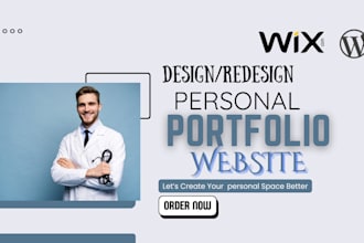 design personal portfolio website design photography website on wix wordpress