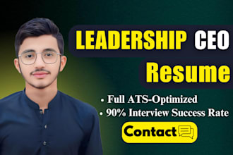 create a leadership CEO resume in just 48 hours
