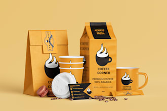 design a premium stationery for your brand identity