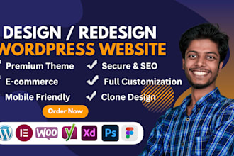 build agency website convert figma to wordpress PSD to wordpress  with elementor