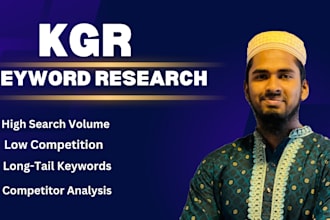do kgr keyword research for your website