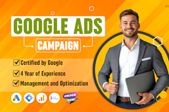 setup, manage and optimize google ads adwords PPC ads, pmax campaign