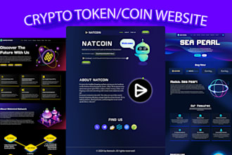 create a crypto coin token website