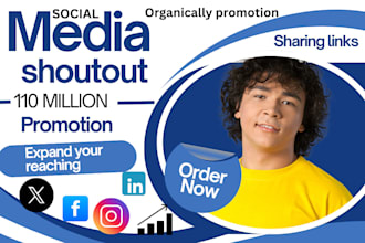 shoutout twitter, ig, fb, pinterest tiktok crypto website promotion sharing link
