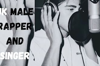 be your UK male singer rapper for edm, dnb, dance, dubstep, and house music