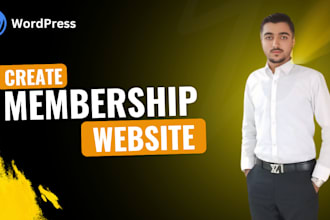 create membership wordpress or memberpress website