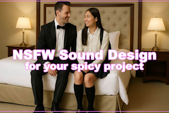 create professional sound design for nsfw content