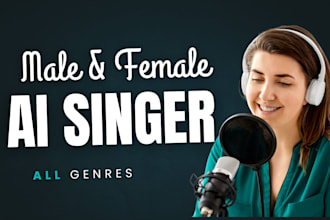 be your male female ai singer try once