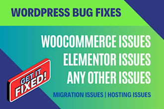 fix woocommerce, elementor and wordpress issues