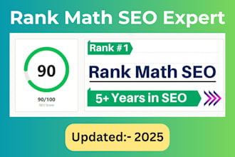 set up rank math SEO with a 90 score