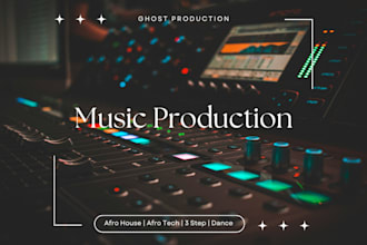 be your afro house, afro tech and dance music producer