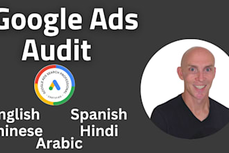 audit your google, youtube, facebook, ig, tiktok, linkedin etc ads