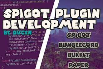 develop an advanced custom plugin for your minecraft server