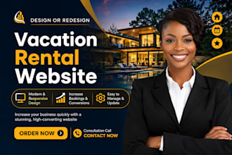vacation rental website, vacation rental booking, airbnb website, lodgify