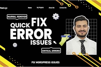 fix wordpress issues, critical errors, and marwal remover