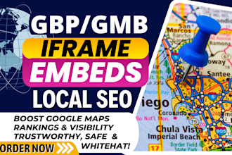 boost gmb, gbp rankings with 1500 google maps iframe embed for local SEO