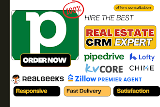 setup pipedrive zillow propertybase lofty wiseagent realvolve real estate crm