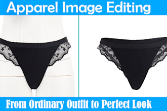 do apparel images editing