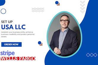 create usa llc mercury bank stripe wise wells fargo shopify