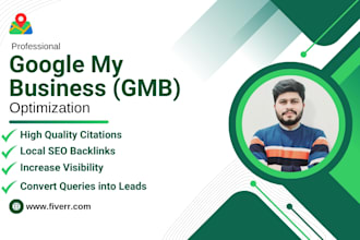 do google my business optimization for gmb ranking and local seo