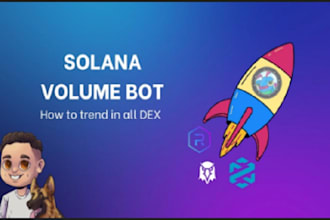 develop  solnana volume bot uniswap telegram bot crypto trading bot memecoin