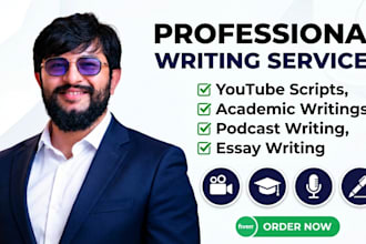 write youtube scripts podcast scripts comic and music writing