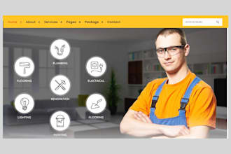 build handyman website construction website plumbing website roofing website