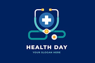 create creative health, wellness, clinic, medical logo