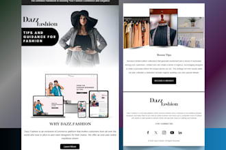 do mailchimp email template design, campaign management