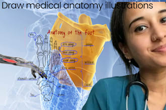draw medical anatomy illustrations