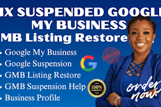 fix and reinstate your suspended google my business profile and listing restore