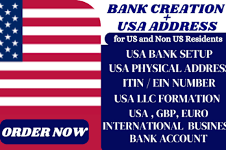 usa business bank creation stripe, mercury, wise, chase for any country resident