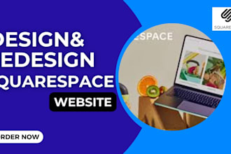 build a professional square space website design and redesign website