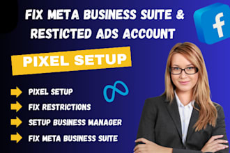 be your meta business suite specialist and fix restricted ads account issue