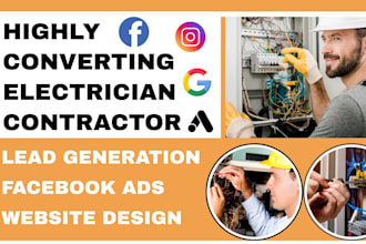 generate electrician leads construction leads contractor leads facebook ads