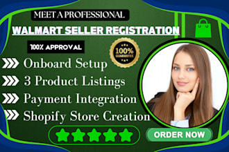walmart marketplace product listings, dropshipping management and VA services