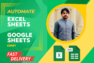 create custom excel template and google spreadsheets